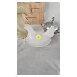 Squirrel Planter, Chicken Nesting Dish, Sugar/Creamer Squirrel Planter, Chicken Nesting Dish, Sugar/Creamer
