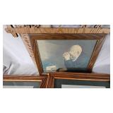 Set of 3 Pictures and Bless our Home Wood Sign Set of 3 Pictures and Bless our Home Wood Sign
