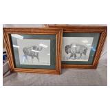 Set of 3 Pictures and Bless our Home Wood Sign Set of 3 Pictures and Bless our Home Wood Sign