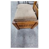 Mission Style Semi-Reclining Chair with Ottoman, Hand Made Mission Style Semi-Reclining Chair with Ottoman, Hand Made