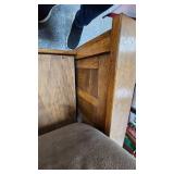 Mission Style Semi-Reclining Chair with Ottoman, Hand Made Mission Style Semi-Reclining Chair with Ottoman, Hand Made