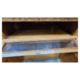 Small 3 Door Oak Cabinet Small 3 Door Oak Cabinet