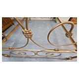 Full Size Decorative Iron Bed Frame with Headboard, Footboard, Rails Full Size Decorative Iron Bed Frame with Headboard, Footboard, Rails