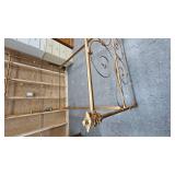 Full Size Decorative Iron Bed Frame with Headboard, Footboard, Rails Full Size Decorative Iron Bed Frame with Headboard, Footboard, Rails