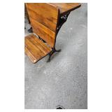 Vintage Wood School Desk Vintage Wood School Desk
