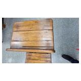 Vintage Wood School Desk Vintage Wood School Desk