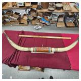 Beautiful Set of Long Horns as shown in photo Beautiful Set of Long Horns as shown in photo