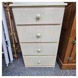 Pair of Small White Dressers(3 drawers and 4 drawers) Pair of Small White Dressers(3 drawers and 4 drawers)
