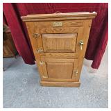 White Clad Ice Chest Style Cabinet White Clad Ice Chest Style Cabinet