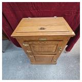 White Clad Ice Chest Style Cabinet White Clad Ice Chest Style Cabinet