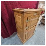 White Clad Ice Chest Style Cabinet White Clad Ice Chest Style Cabinet