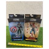 Marvel Legends Captain America & Captain Marvel
