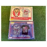 Funko POP Seinfield No Soup For You & Captain America Both with T Shirts