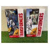 Transformers Autobot Drift & Optimus Prime Silver Knight