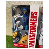 Transformers Autobot Drift & Optimus Prime Silver Knight