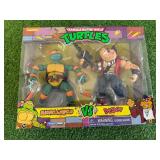 TMNT Michaelangelo vs Bebop