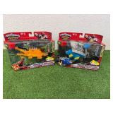 Power Rangers Dino Supercharge Deinosuchus Zord & Ankylo Zord with Chargers