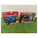 Power Rangers Dino Charge Deluxe Dino Zord Rider & Ammonite Zord with Charger