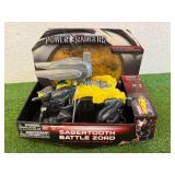 Power Rangers Sabertooth Battle Zord with Yellow Ranger