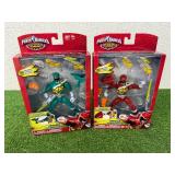Power Rangers Dino Charge Armored Dino Red Ranger & Armored Dino Green Ranger