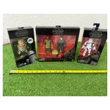 Star Wars The Black Series R5-P8, Admiral Ackbar/First Order Officer & Imperial Jumptrooper
