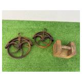 Steel Pulleys & 50# Weight Steel Pulleys & 50# Weight