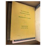 Vintage Manuals & Brochures Vintage Manuals & Brochures