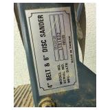 4" Belt & 6" Disc Sander 4" Belt & 6" Disc Sander