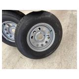 2 New Trailer Tires & Rims ST205/75R14 2 New Trailer Tires & Rims ST205/75R14
