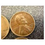 Wheat Pennies Including 1943S Steel, 1944 Silver Nickel, Copper Coin & Misc Wheat Pennies Including 1943S Steel, 1944 Silver Nickel, Copper Coin & Misc