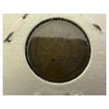 Wheat Pennies Including 1943S Steel, 1944 Silver Nickel, Copper Coin & Misc Wheat Pennies Including 1943S Steel, 1944 Silver Nickel, Copper Coin & Misc
