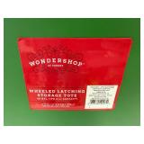 Large Wheeled Storage Tote Full of New Holiday Items Large Wheeled Storage Tote Full of New Holiday Items