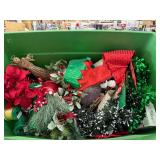 Large Wheeled Storage Tote Full of New Holiday Items Large Wheeled Storage Tote Full of New Holiday Items