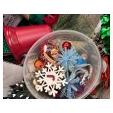 Large Wheeled Storage Tote Full of New Holiday Items Large Wheeled Storage Tote Full of New Holiday Items