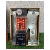 Metal 3 Stooges Sign & Light Up Letter M Metal 3 Stooges Sign & Light Up Letter M