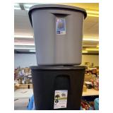 6 18 Gallon Totes with Lids 6 18 Gallon Totes with Lids