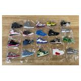 20 Brand New Nike, Air Jordan, Air Max, Kobe, Foamposite, Lebron Sneaker Shoe Keychains
