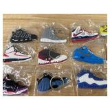 20 Brand New Nike, Air Jordan, Air Max, Kobe, Foamposite, Lebron Sneaker Shoe Keychains