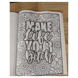 Adult Motivational Swear Word Coloring Book Paperback - New