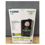 TORK TU40 Electromechanical Time Switch, 24 Hour, Multi-Voltage $96 Retail - Brand New