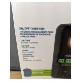TORK TU40 Electromechanical Time Switch, 24 Hour, Multi-Voltage $96 Retail - Brand New