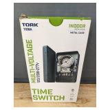 TORK 1109A Multi-Voltage Indoor Time Switch, 120/208-277V, 40A - Brand New