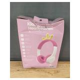 Kids Wireless Headphones Princess Tiara Pink - Brand New