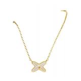 18k Gold Plated Fritillaria Pendant Necklace - Brand New