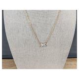18k Gold Plated Fritillaria Pendant Necklace - Brand New