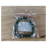 Lapis Lazuli and Jade Bead Elastic Bracelets - Brand New