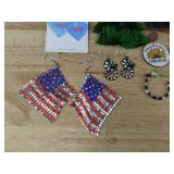 Large Lot of Fun Statement and Novelty Pierced Earrings - Brand New