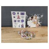Taylor Swift Temporary Tattoos, 8 Friendship Bracelets & Cupcake Toppers - Brand New