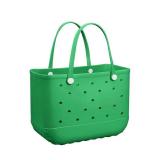Green Market Basket Beach Tote Bag $43.99 Retail - Brand New