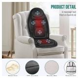 Snailax SL-262M Memory Foam Massage Cushion with Heat - Brand New